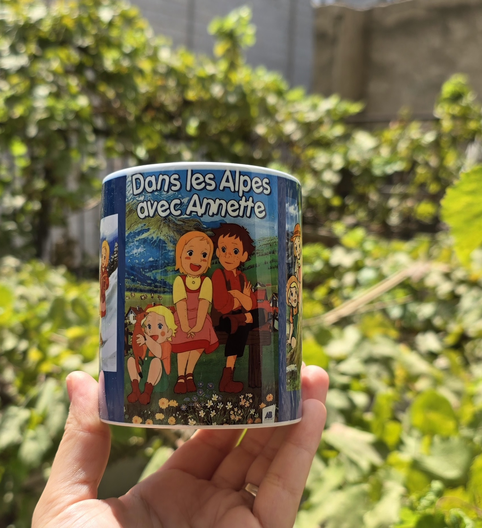 ماگ سرامیکی نوستالژی بچه های کوه آلپ ساخت ایران