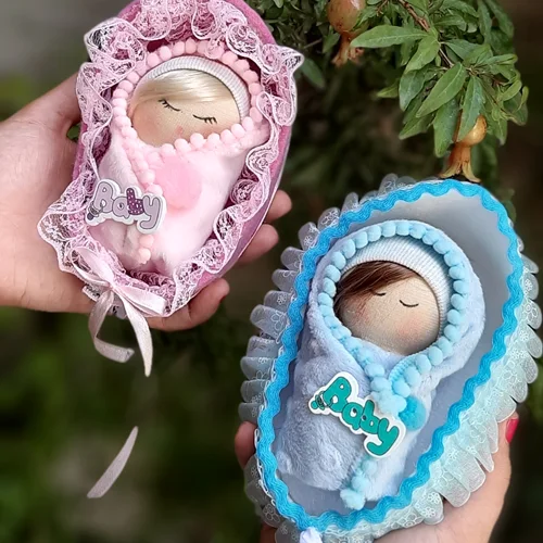 عروسک روسی نوزاد مناسب سیسمونی و تعیین جنسیت