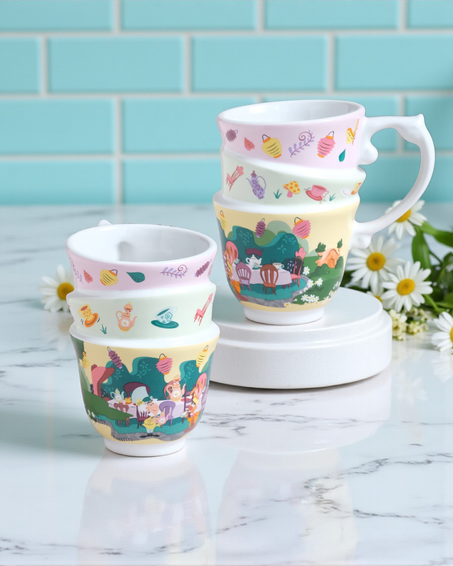 ماگ دیزنی و کلکسیونی اورجینال سه کاپ آلیس