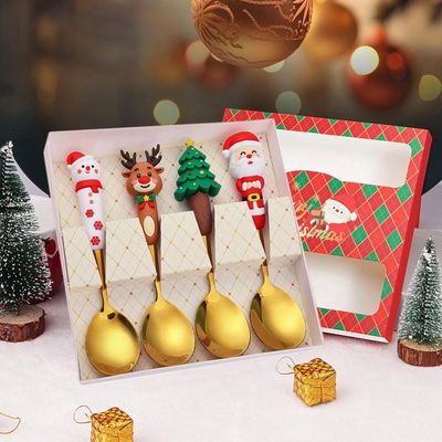 ست ۴ عددی قاشق کریسمس